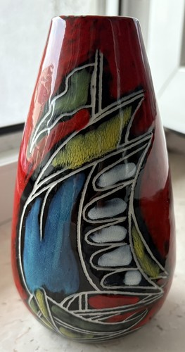 Vase künstlervase rot - vase,