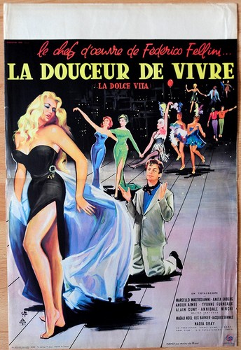 Orig plakat poster la - plakat, dolce